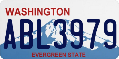 WA license plate ABL3979