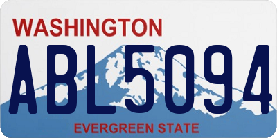 WA license plate ABL5094