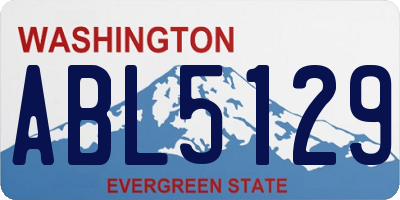 WA license plate ABL5129