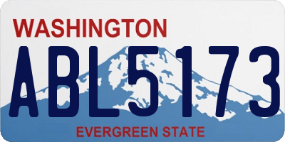 WA license plate ABL5173