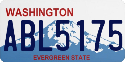 WA license plate ABL5175