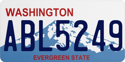 WA license plate ABL5249