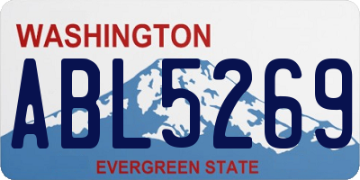 WA license plate ABL5269