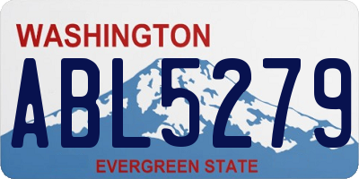 WA license plate ABL5279