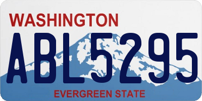 WA license plate ABL5295