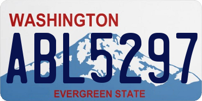 WA license plate ABL5297