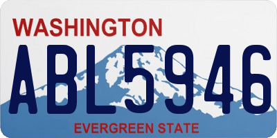 WA license plate ABL5946