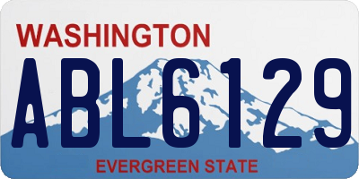WA license plate ABL6129