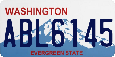 WA license plate ABL6145