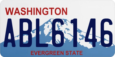 WA license plate ABL6146
