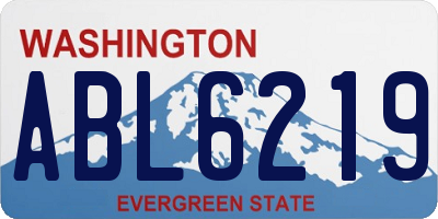 WA license plate ABL6219