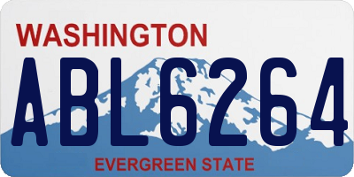 WA license plate ABL6264