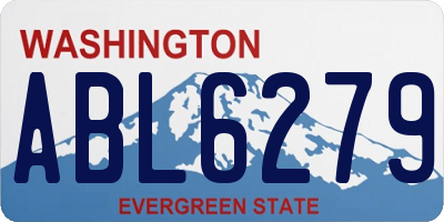 WA license plate ABL6279