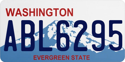 WA license plate ABL6295