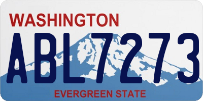 WA license plate ABL7273