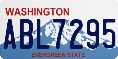 WA license plate ABL7295