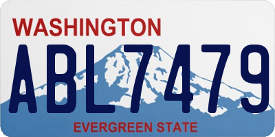 WA license plate ABL7479