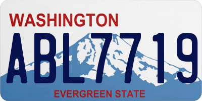 WA license plate ABL7719