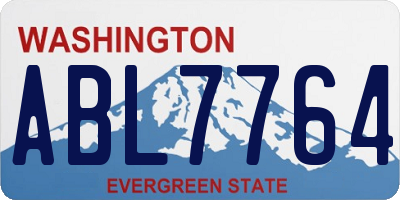 WA license plate ABL7764