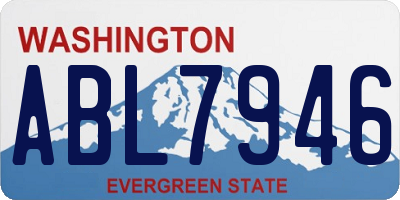 WA license plate ABL7946