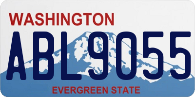 WA license plate ABL9055