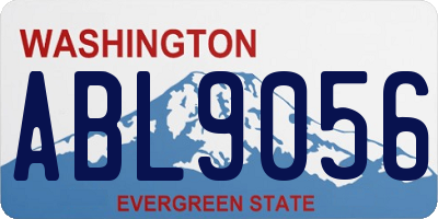WA license plate ABL9056