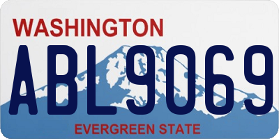 WA license plate ABL9069