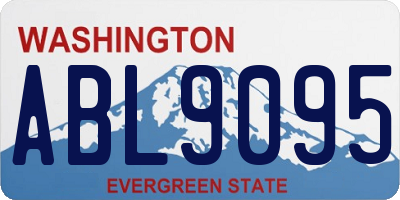 WA license plate ABL9095
