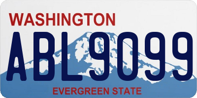 WA license plate ABL9099