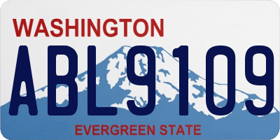 WA license plate ABL9109