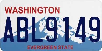 WA license plate ABL9149