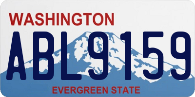 WA license plate ABL9159