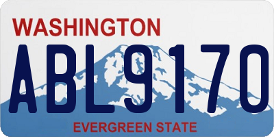 WA license plate ABL9170