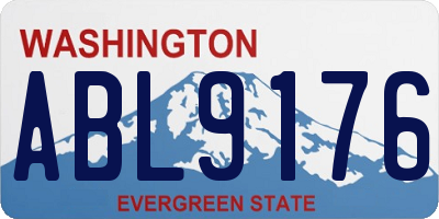 WA license plate ABL9176