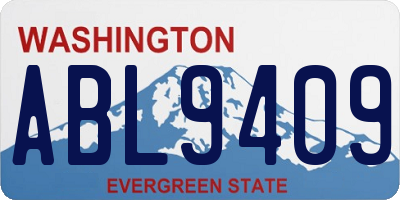 WA license plate ABL9409