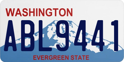 WA license plate ABL9441