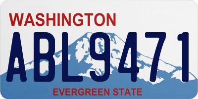 WA license plate ABL9471