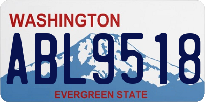 WA license plate ABL9518