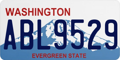 WA license plate ABL9529