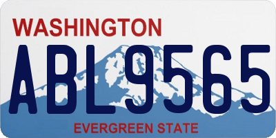 WA license plate ABL9565