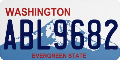 WA license plate ABL9682