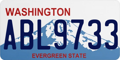 WA license plate ABL9733