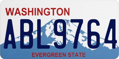 WA license plate ABL9764