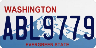 WA license plate ABL9779