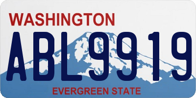 WA license plate ABL9919