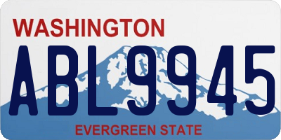WA license plate ABL9945