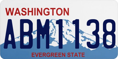 WA license plate ABM1138