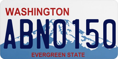 WA license plate ABN0150