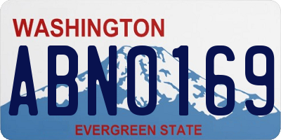 WA license plate ABN0169