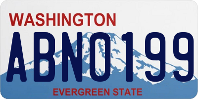 WA license plate ABN0199
